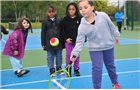 Parents & kids enjoying the new facilities at Bruce Castle Park